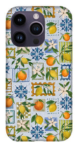 Mediterranean Stamps Pattern - Phone Case