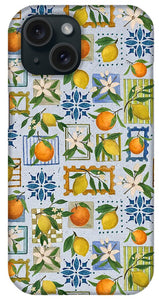 Mediterranean Stamps Pattern - Phone Case