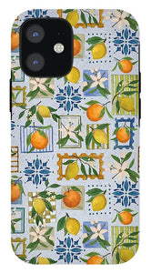 Mediterranean Stamps Pattern - Phone Case