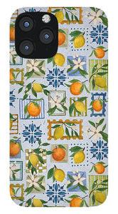 Mediterranean Stamps Pattern - Phone Case