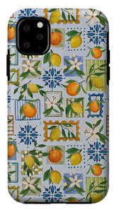 Mediterranean Stamps Pattern - Phone Case