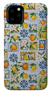 Mediterranean Stamps Pattern - Phone Case
