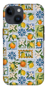 Mediterranean Stamps Pattern - Phone Case
