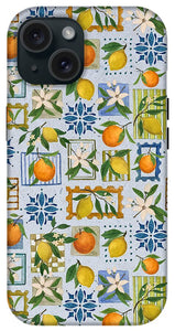 Mediterranean Stamps Pattern - Phone Case