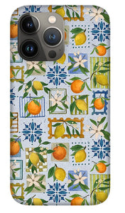 Mediterranean Stamps Pattern - Phone Case