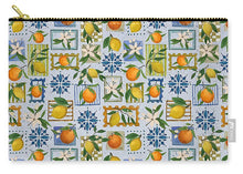 Load image into Gallery viewer, Mediterranean Stamps Pattern - Zip Pouch