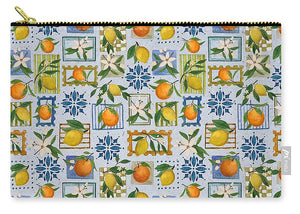 Mediterranean Stamps Pattern - Zip Pouch