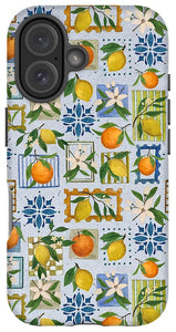 Mediterranean Stamps Pattern - Phone Case