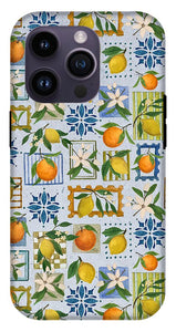 Mediterranean Stamps Pattern - Phone Case