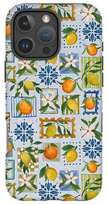 Mediterranean Stamps Pattern - Phone Case