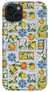 Mediterranean Stamps Pattern - Phone Case