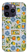 Load image into Gallery viewer, Mediterranean Stamps Pattern - Phone Case