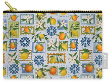 Load image into Gallery viewer, Mediterranean Stamps Pattern - Zip Pouch