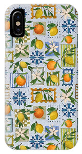 Mediterranean Stamps Pattern - Phone Case