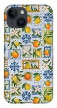 Load image into Gallery viewer, Mediterranean Stamps Pattern - Phone Case