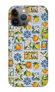 Mediterranean Stamps Pattern - Phone Case