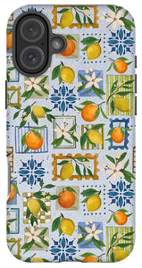Mediterranean Stamps Pattern - Phone Case
