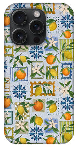 Mediterranean Stamps Pattern - Phone Case