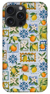 Mediterranean Stamps Pattern - Phone Case