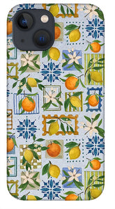 Mediterranean Stamps Pattern - Phone Case