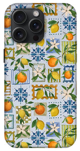 Mediterranean Stamps Pattern - Phone Case