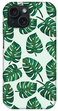 Load image into Gallery viewer, Monstera Watercolor Pattern - Phone Case