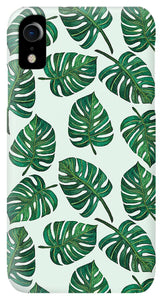 Monstera Watercolor Pattern - Phone Case