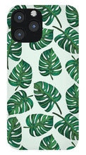 Load image into Gallery viewer, Monstera Watercolor Pattern - Phone Case