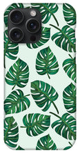 Load image into Gallery viewer, Monstera Watercolor Pattern - Phone Case