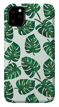 Load image into Gallery viewer, Monstera Watercolor Pattern - Phone Case