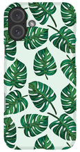 Load image into Gallery viewer, Monstera Watercolor Pattern - Phone Case