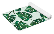 Load image into Gallery viewer, Monstera Watercolor Pattern - Yoga Mat