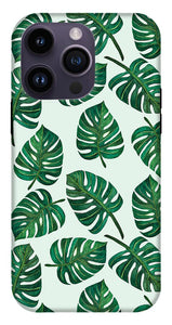 Monstera Watercolor Pattern - Phone Case