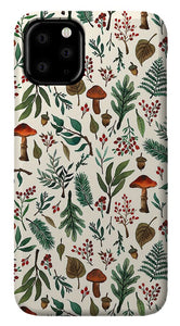 Mushroom Forest Pattern - Phone Case