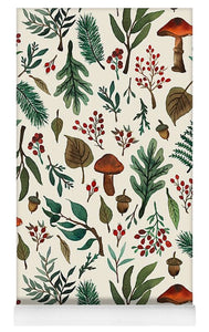 Mushroom Forest Pattern - Yoga Mat