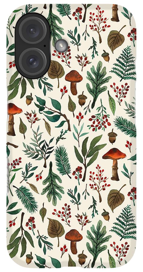 Mushroom Forest Pattern - Phone Case