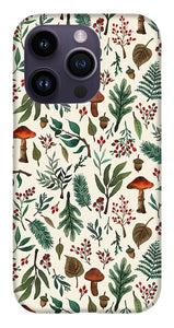Mushroom Forest Pattern - Phone Case