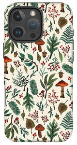 Mushroom Forest Pattern - Phone Case