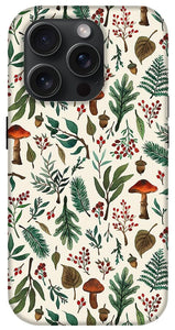 Mushroom Forest Pattern - Phone Case