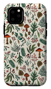 Mushroom Forest Pattern - Phone Case