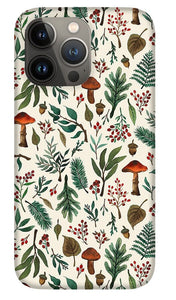 Mushroom Forest Pattern - Phone Case