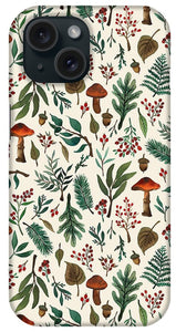 Mushroom Forest Pattern - Phone Case