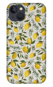 Olive and Lemon Pattern - Phone Case