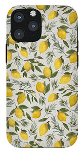 Olive and Lemon Pattern - Phone Case