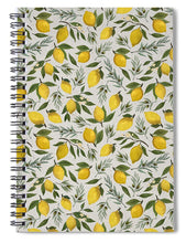 Load image into Gallery viewer, Olive and Lemon Pattern - Spiral Notebook
