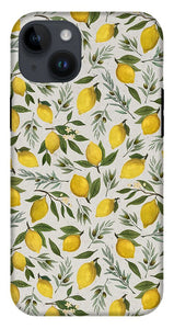 Olive and Lemon Pattern - Phone Case