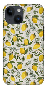 Olive and Lemon Pattern - Phone Case