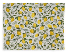 Load image into Gallery viewer, Olive and Lemon Pattern - Blanket