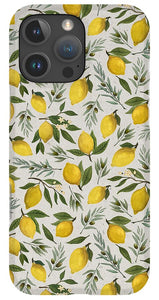 Olive and Lemon Pattern - Phone Case