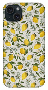 Olive and Lemon Pattern - Phone Case